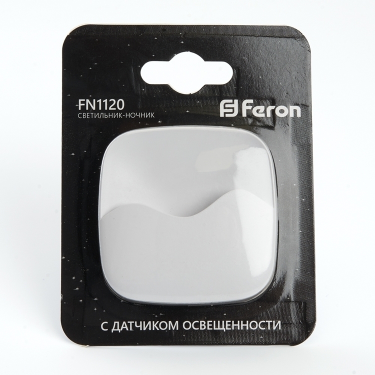 Светильник ночник Feron FN1120 0,5W 230V, белый
